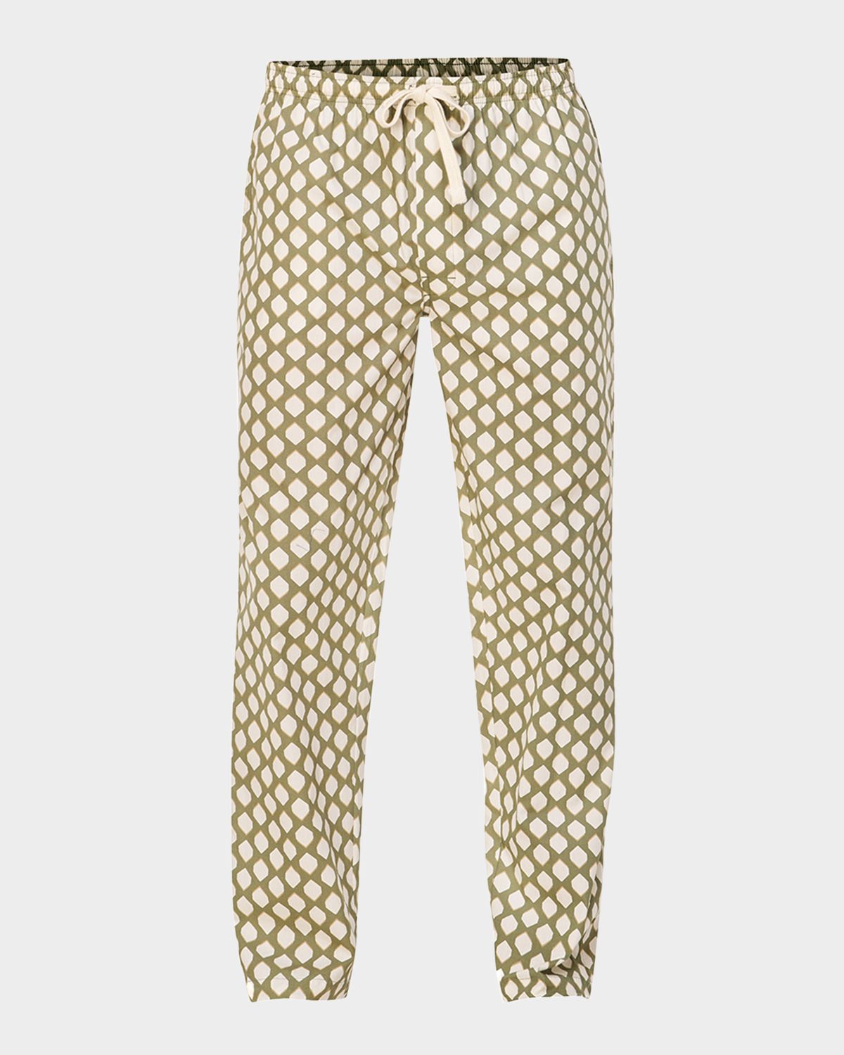 Majestic International Men 's Cotton Mid-Century Geometric Lounge Pants
