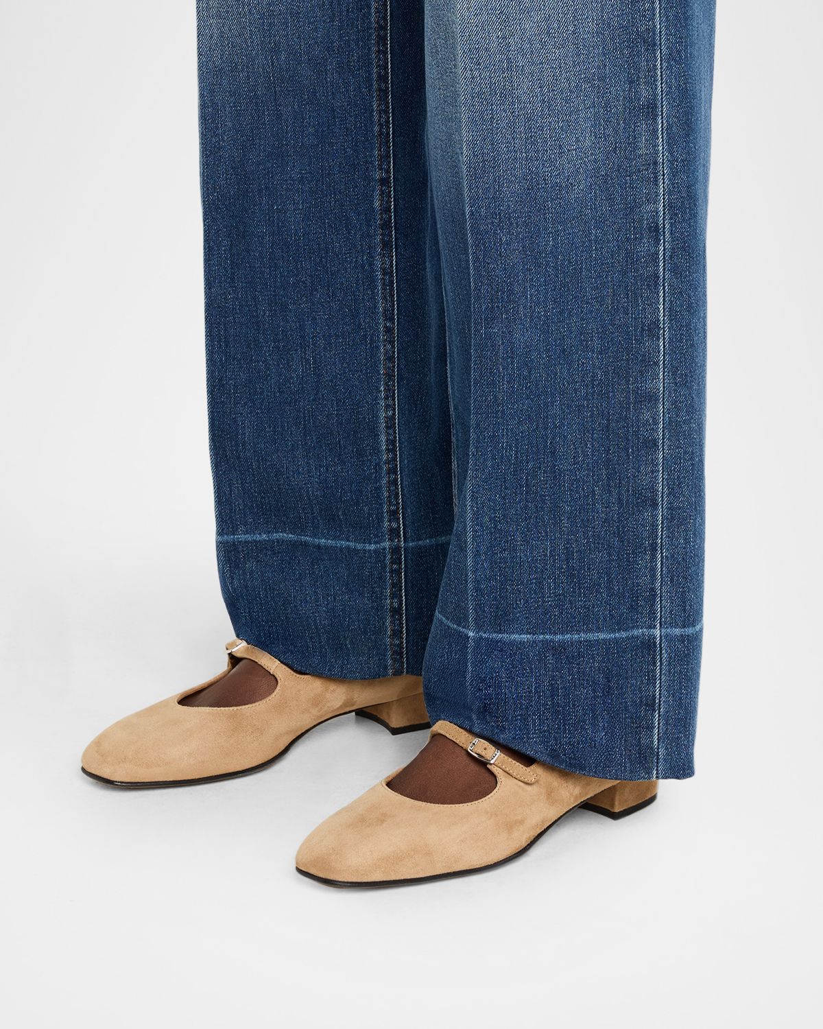 CAREL Ariana Suede Ballerina Pumps