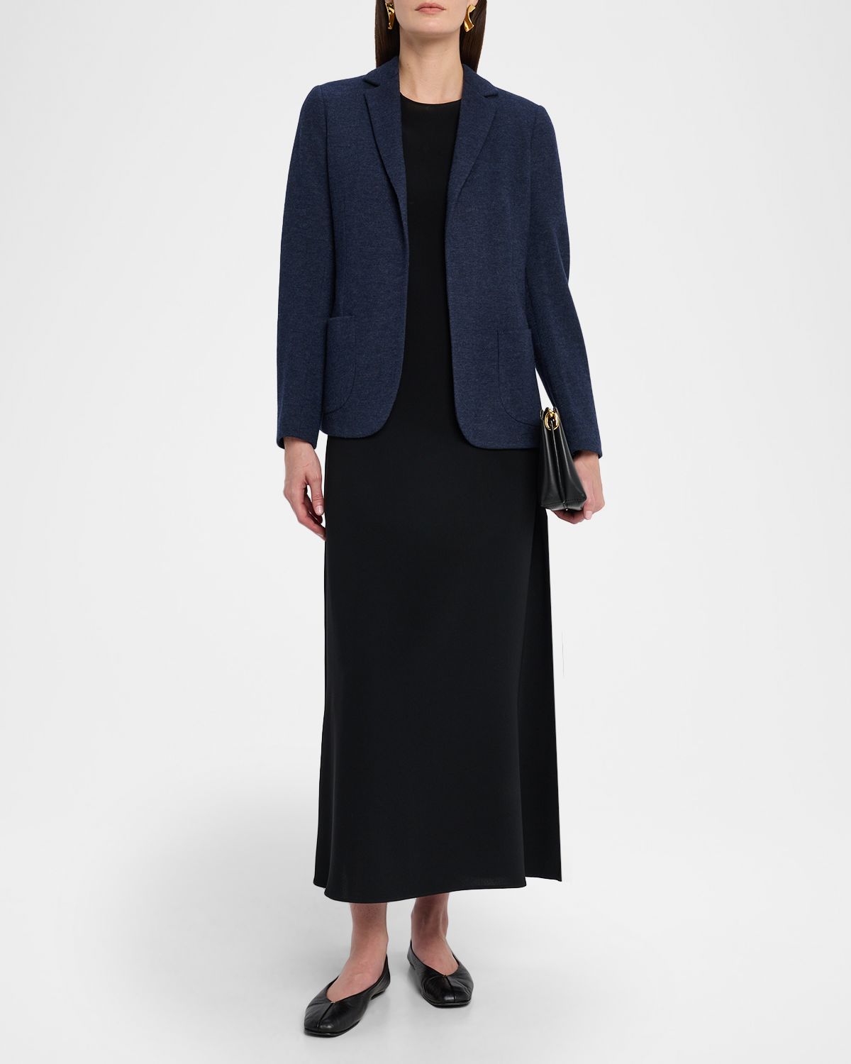 Kiton Cashmere Open-Front Jacket