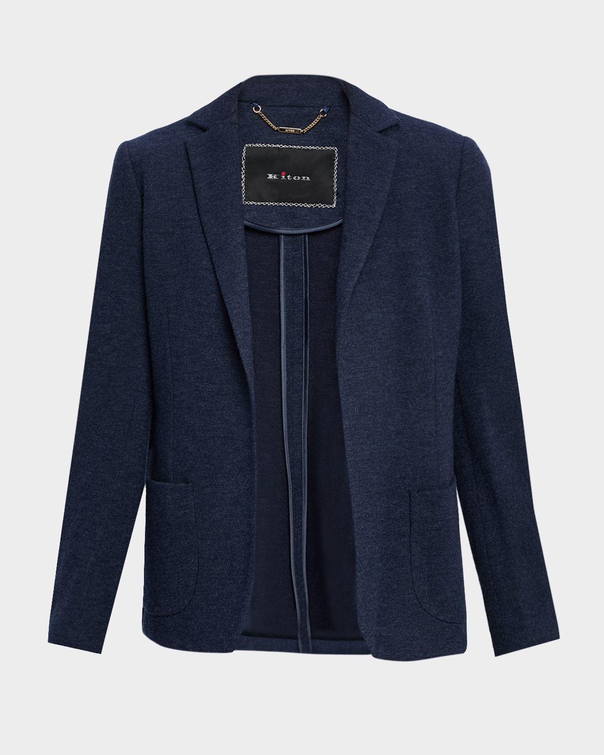 Kiton Cashmere Open-Front Jacket
