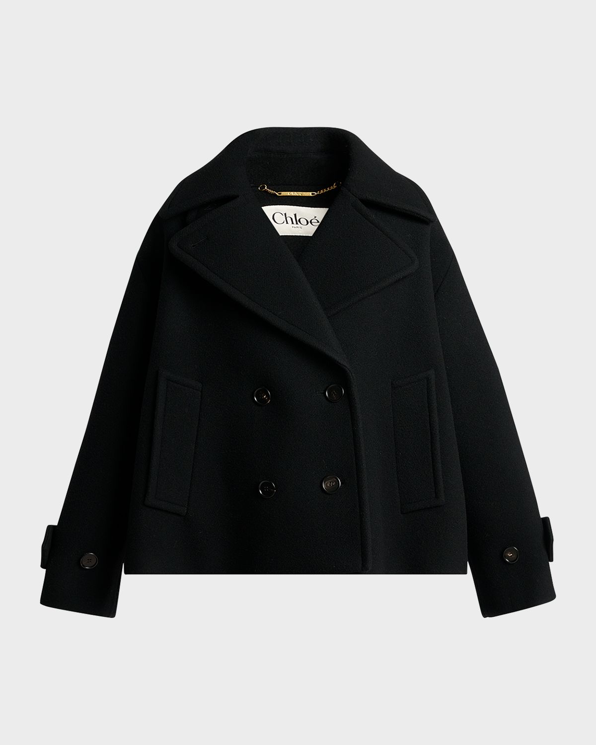 Chloe Double-Breasted Wool Peacoat | Thumbnail 6 Chloe Double-Breasted Wool Peacoat | Thumbnail 6