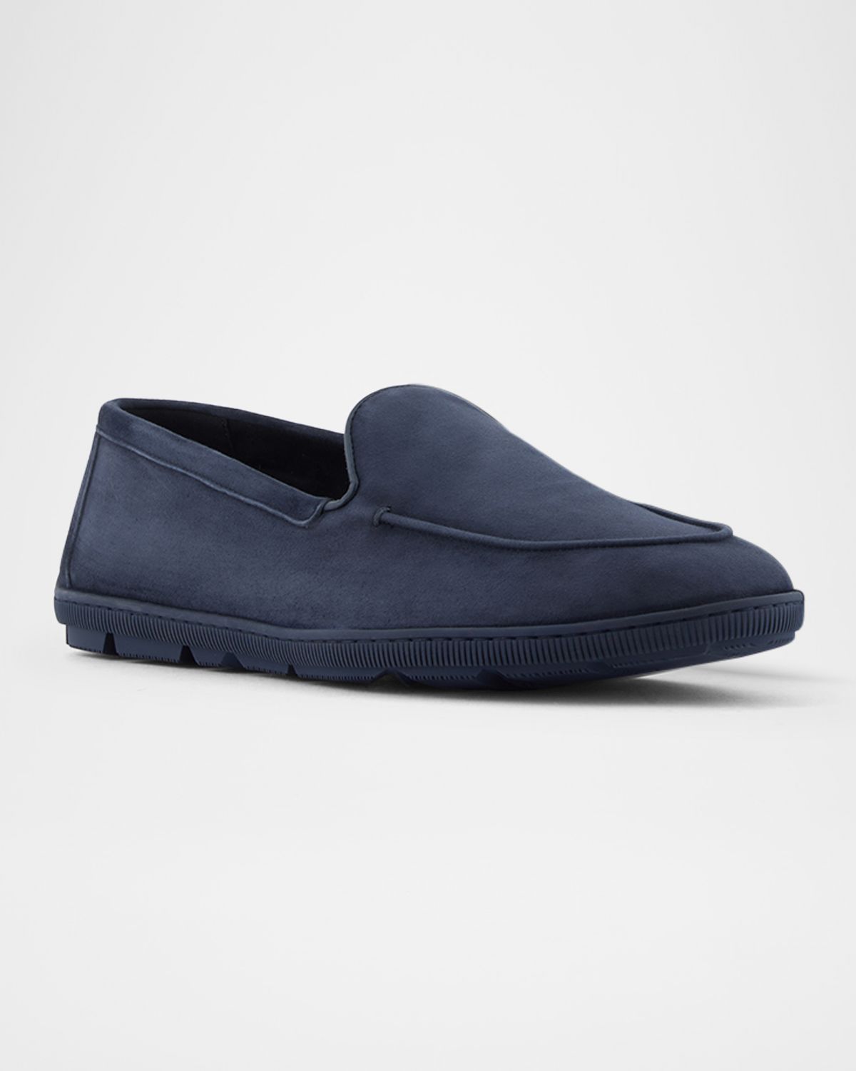 Giorgio Armani Men 's Suede Sneaker Loafers