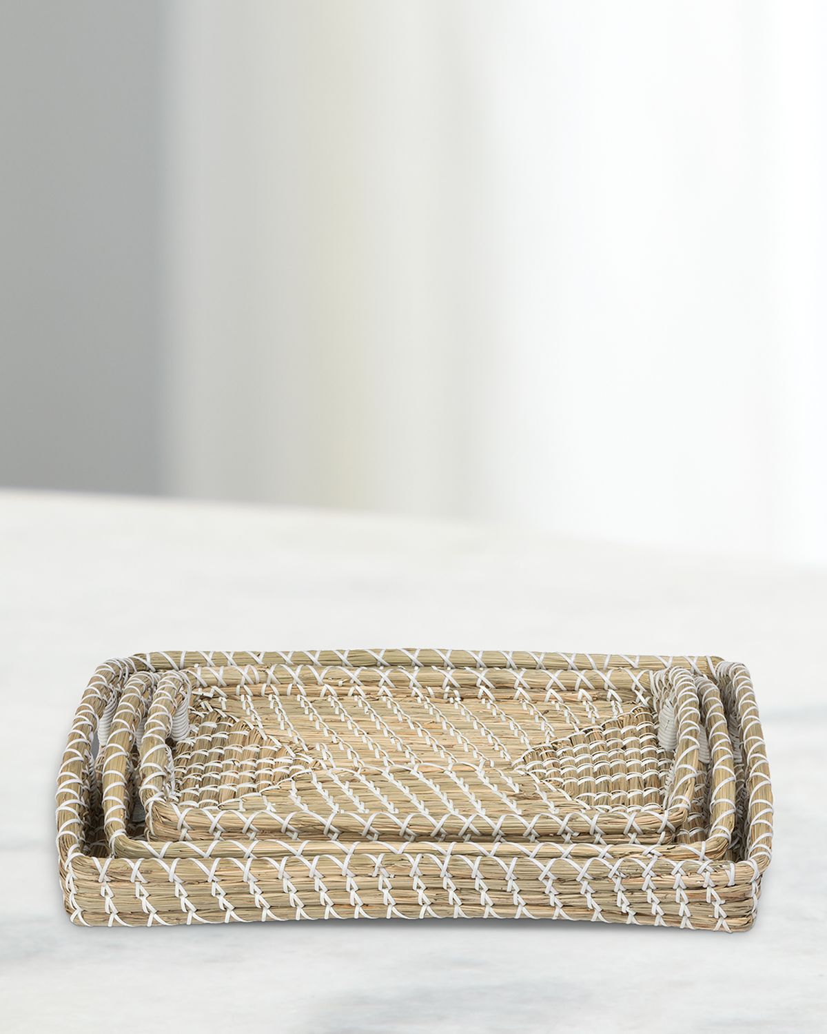 Park Hill Collection Capraia Coast Decorative Trays, Set of 3 | Thumbnail 4