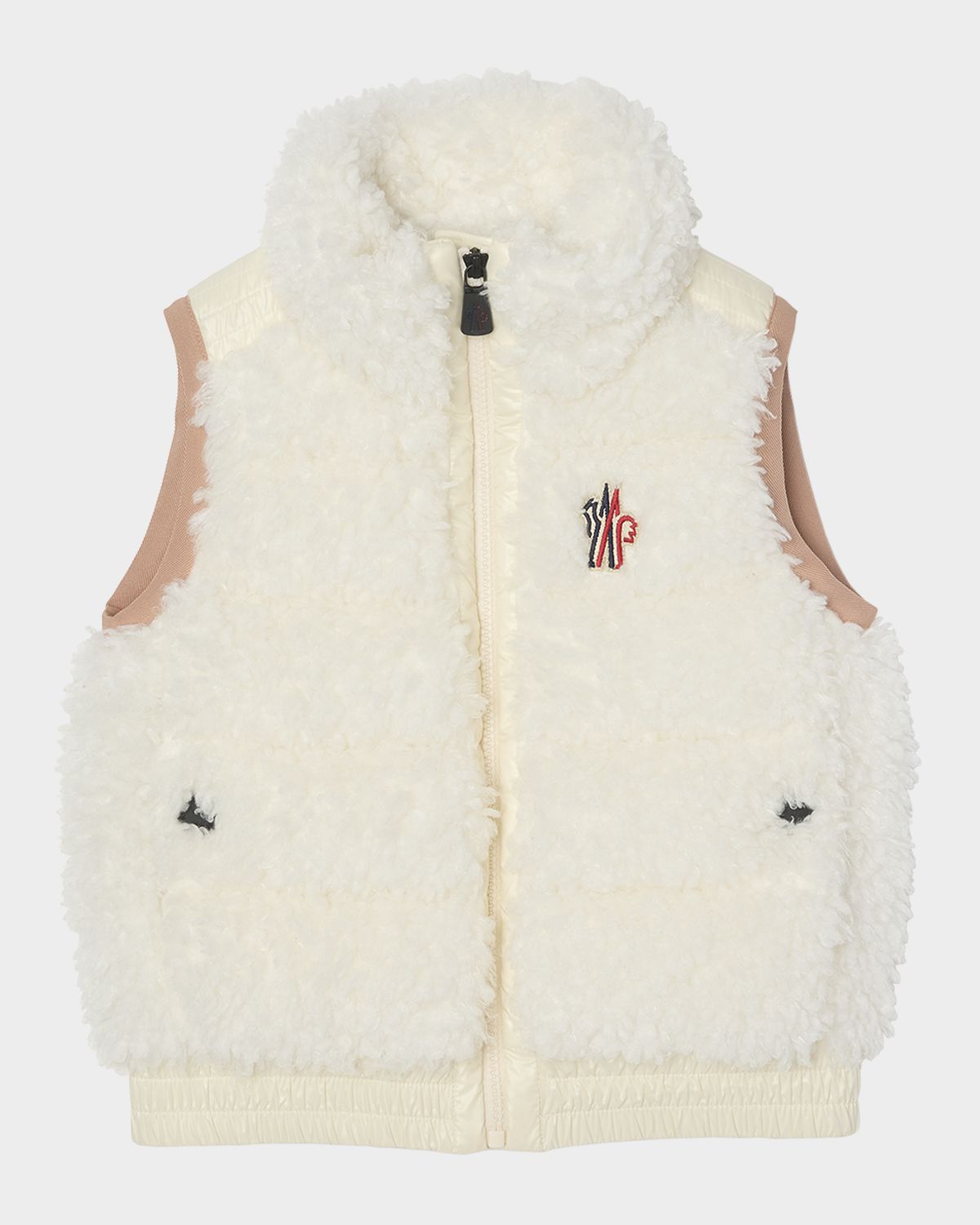 Moncler Grenoble Girl 's Teddy Fleece Down Vest