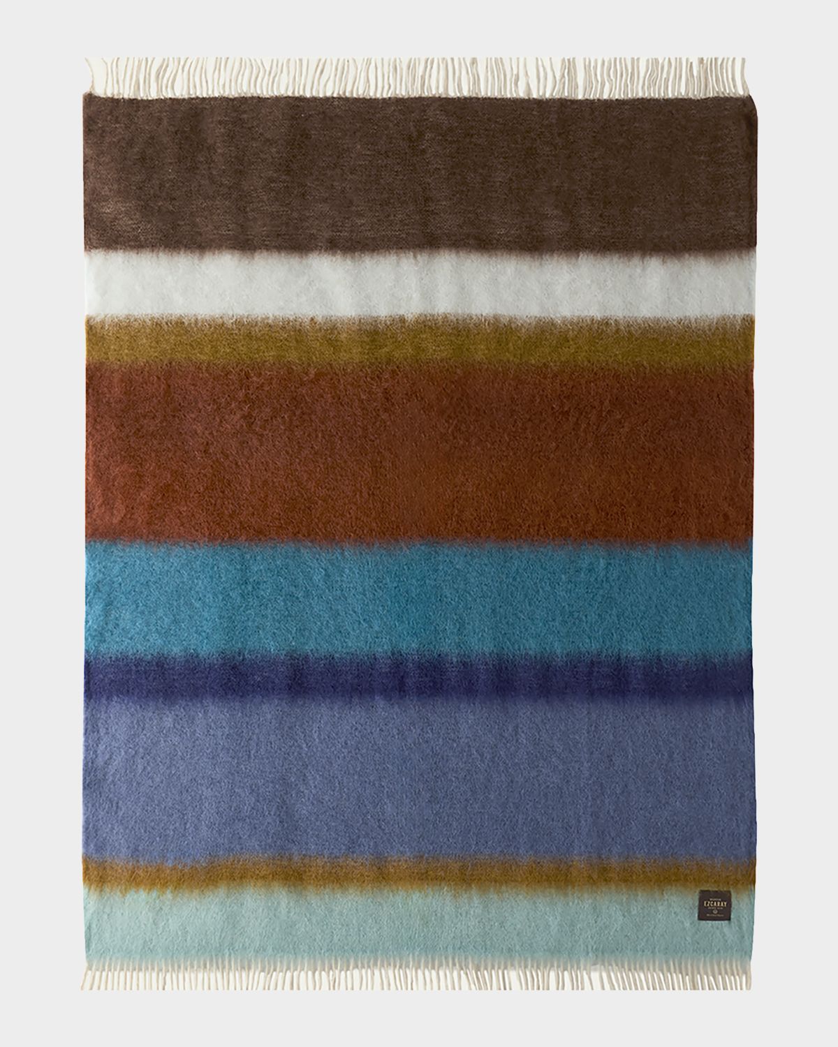 Mantas Ezcaray Matisse Mohair & Wool Throw, 51" x 79"