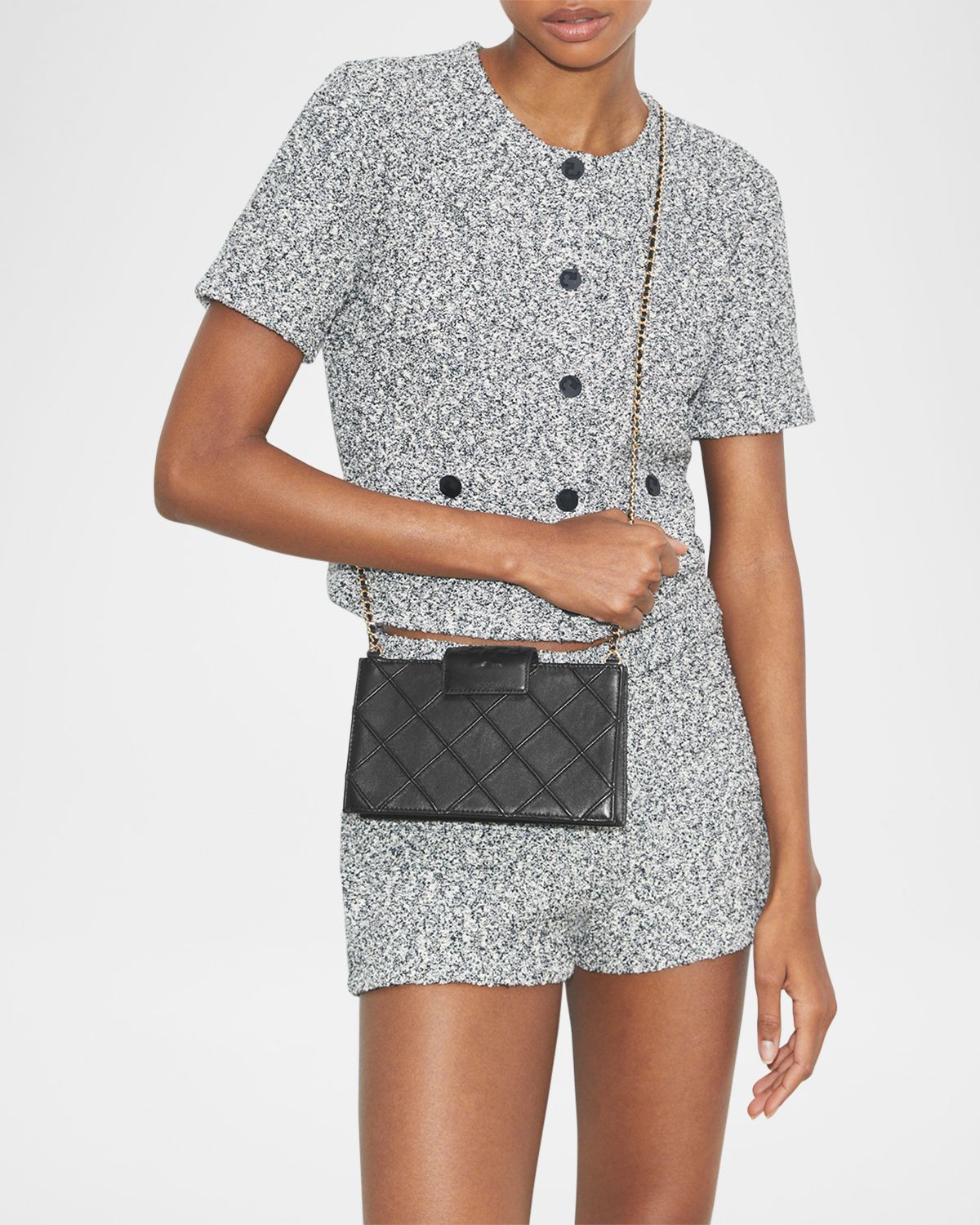 Tory Burch Fleming Mini Chain Wallet