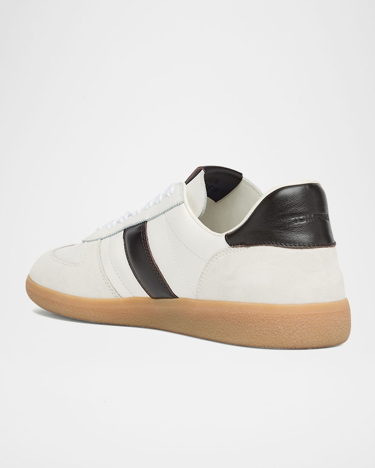 TOM FORD Men 's Archer Suede and Leather Low-Top Sneakers | Thumbnail 4 TOM FORD Men 's Archer Suede and Leather Low-Top Sneakers | Thumbnail 4