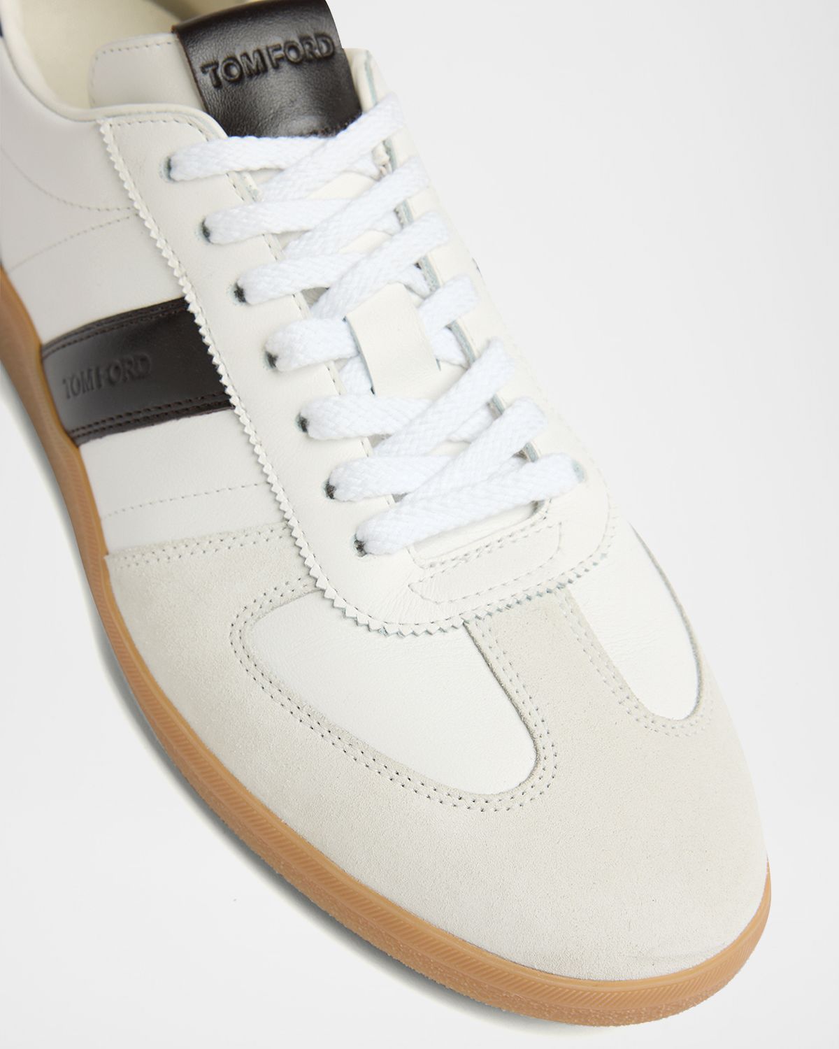 TOM FORD Men 's Archer Suede and Leather Low-Top Sneakers | Thumbnail 5 TOM FORD Men 's Archer Suede and Leather Low-Top Sneakers | Thumbnail 5