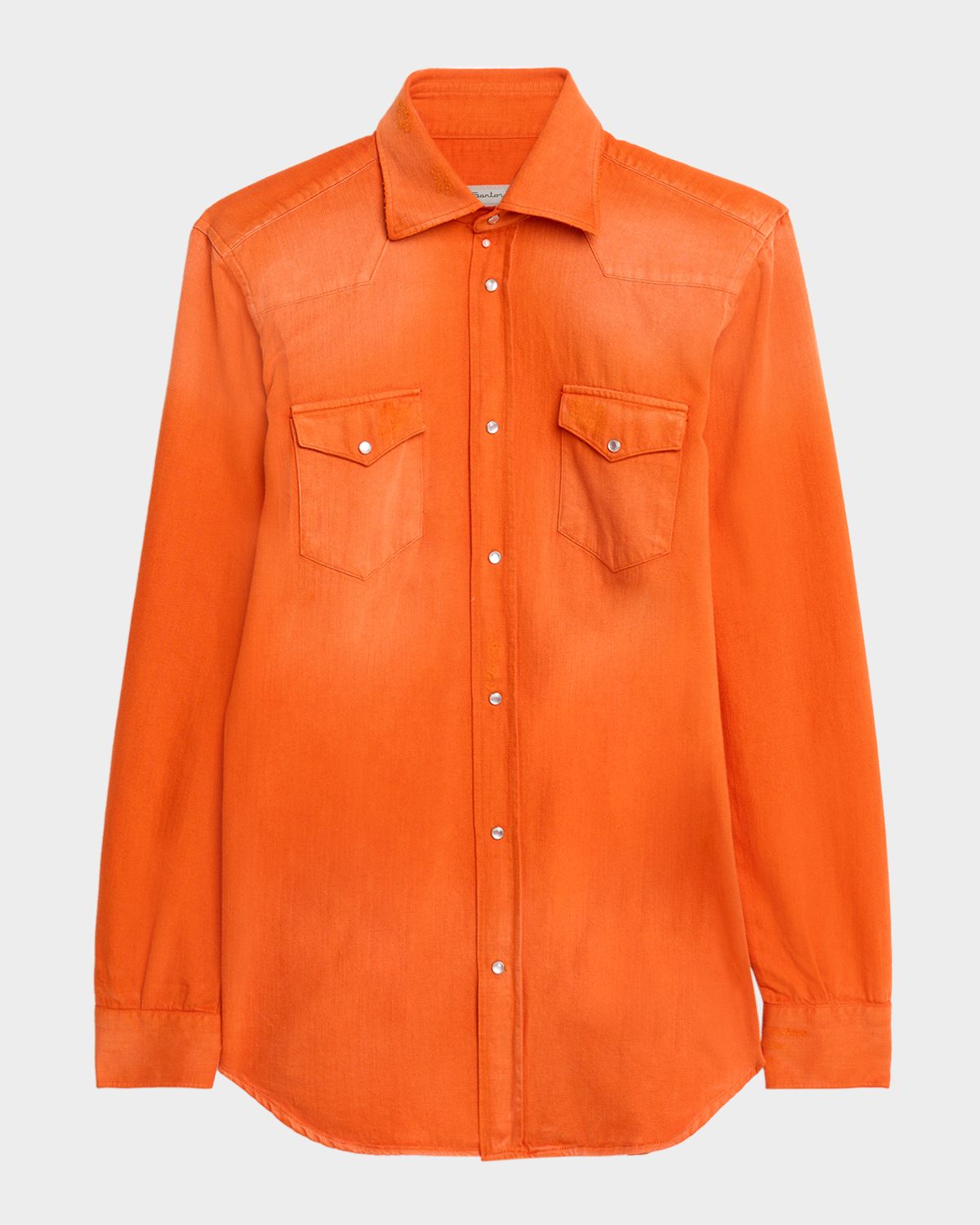 Sartorio Men 's Cotton Snap-Front Western Shirt