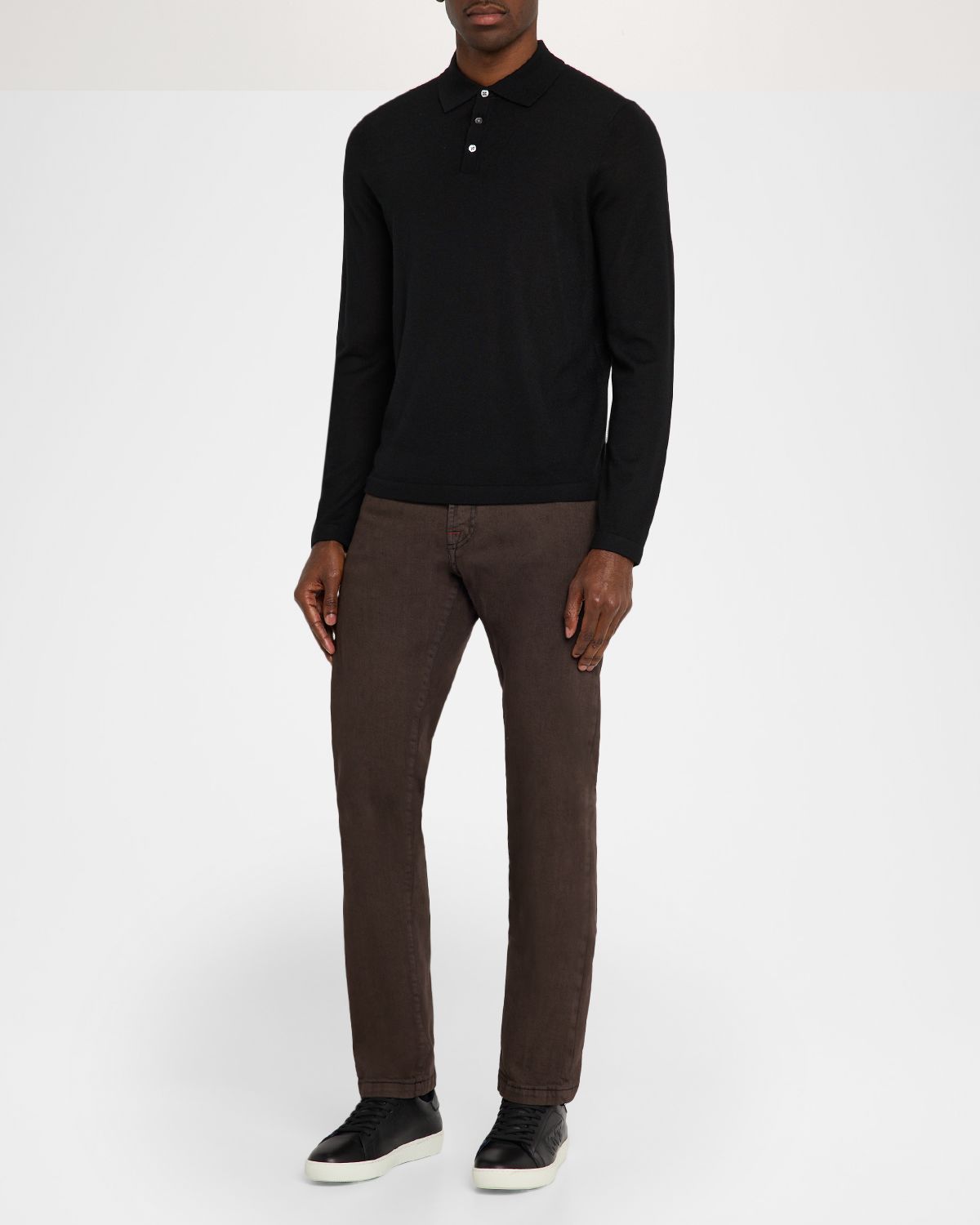 Kiton Men 's Cotton-Stretch Five-Pocket Pants