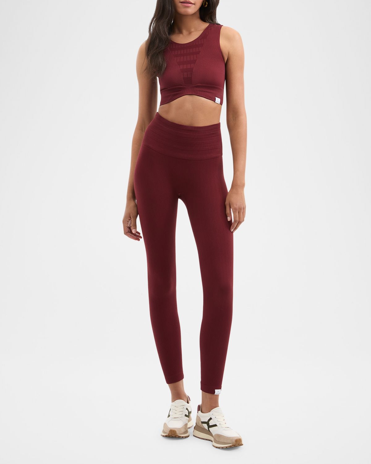 Head Sportswear x Veronica Beard Clay Seamless High-Rise Leggings