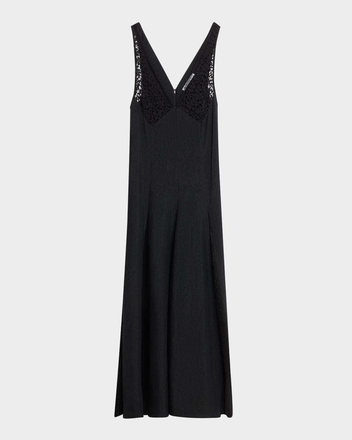 MARIA MCMANUS V-Neck Lace But Midi Dress