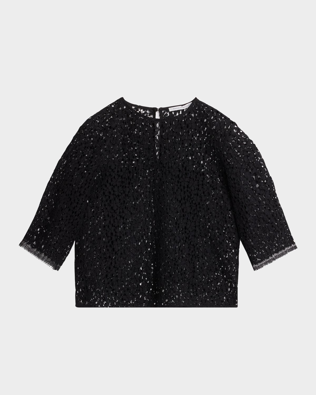 MARIA MCMANUS Lace Short-Sleeve T-Shirt