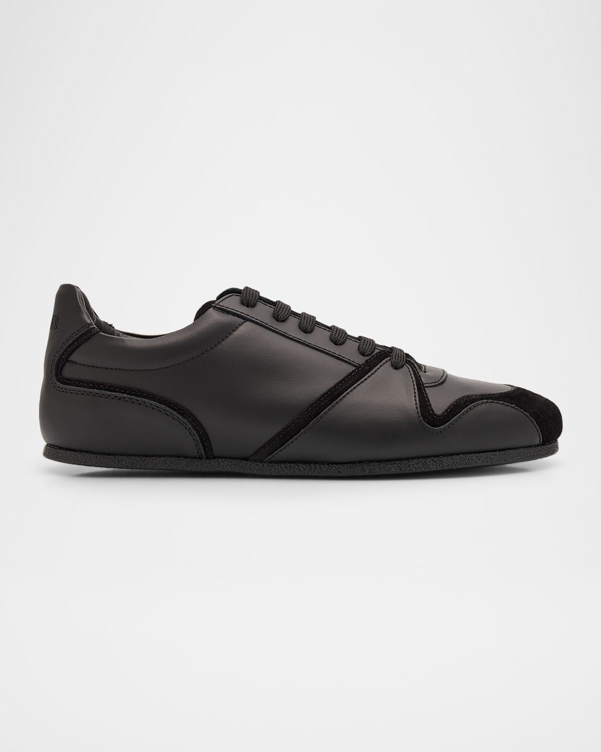 Moschino Men 's Leather and Suede Tennis Shoes