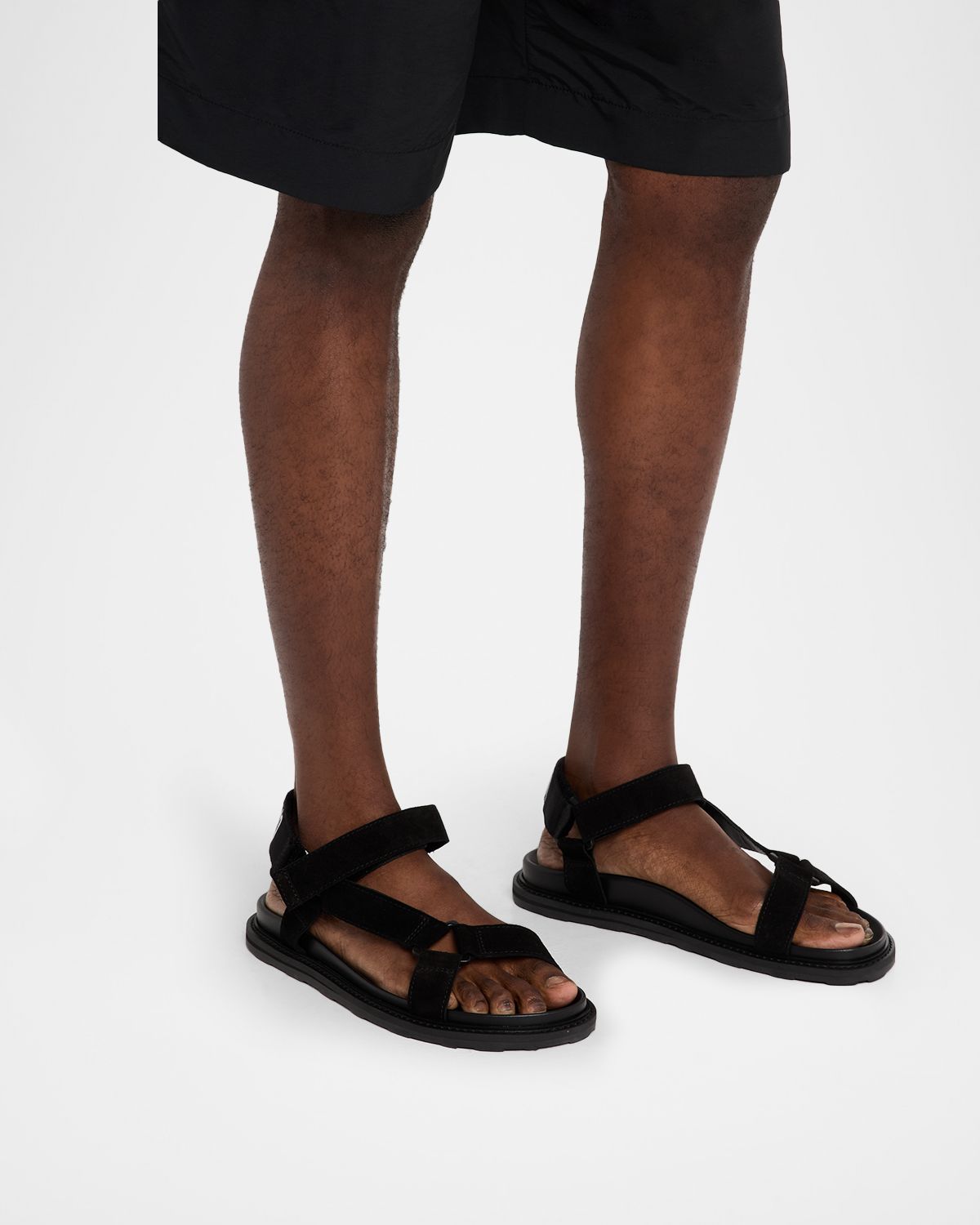 Moschino Men 's Strappy Leather Sandals