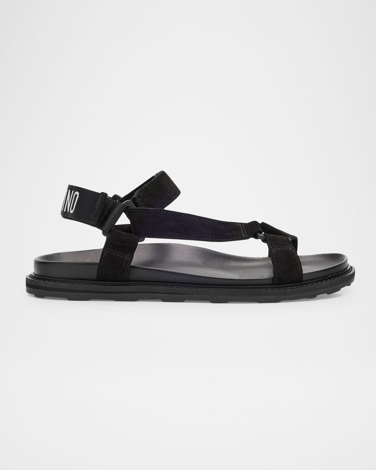 Moschino Men 's Strappy Leather Sandals