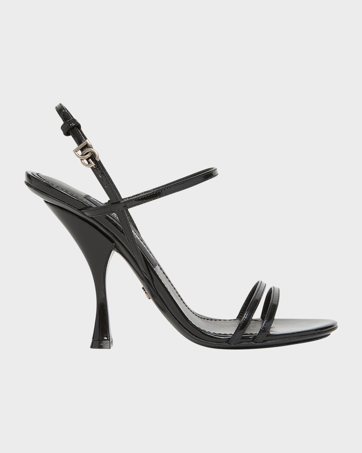 Dolce & Gabbana Patent Leather Double-Strap Sandals | Thumbnail 6 Dolce & Gabbana Patent Leather Double-Strap Sandals | Thumbnail 6