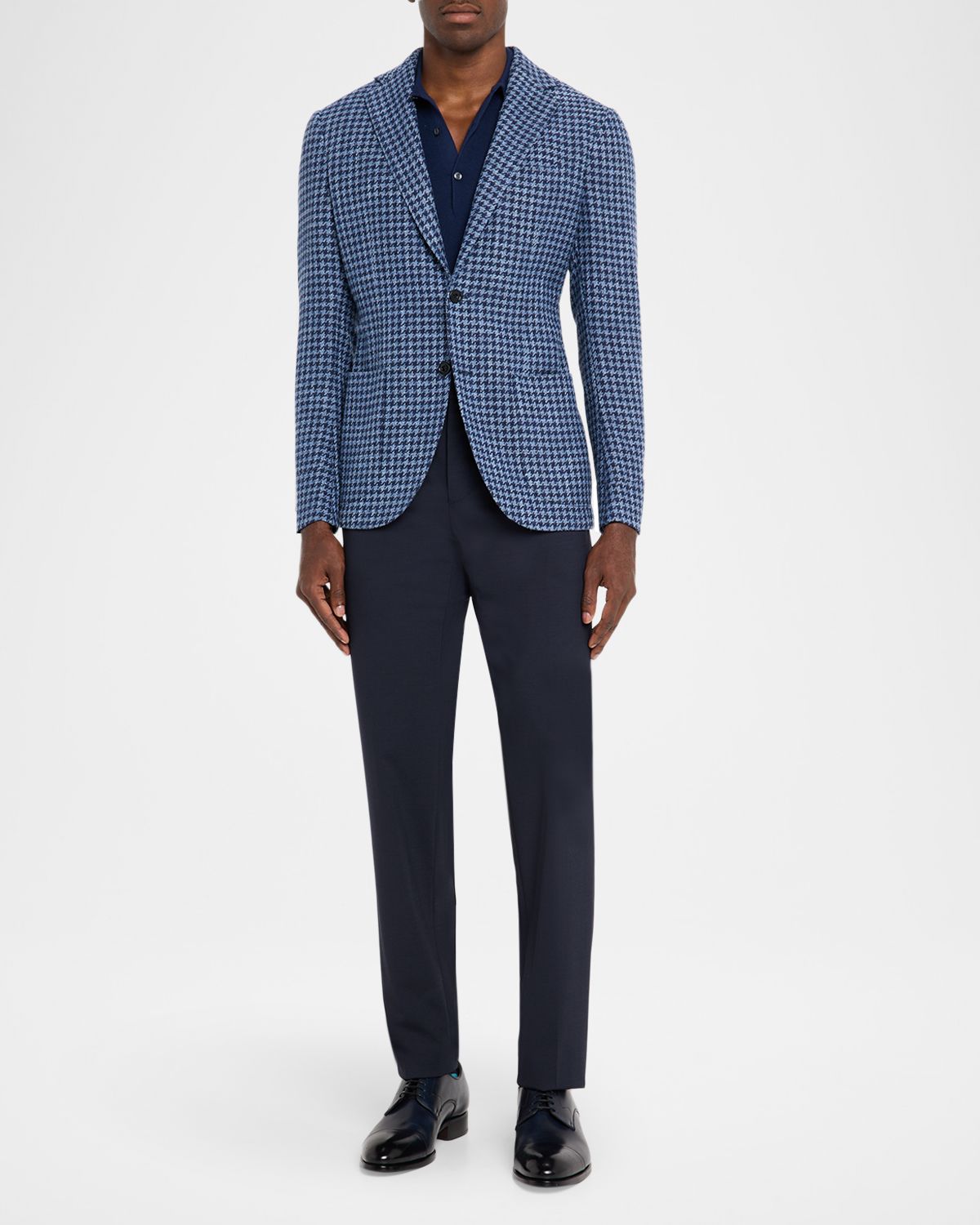 Sartorio Men 's Wool and Silk Houndstooth Sport Coat | Thumbnail 8 Sartorio Men 's Wool and Silk Houndstooth Sport Coat | Thumbnail 8
