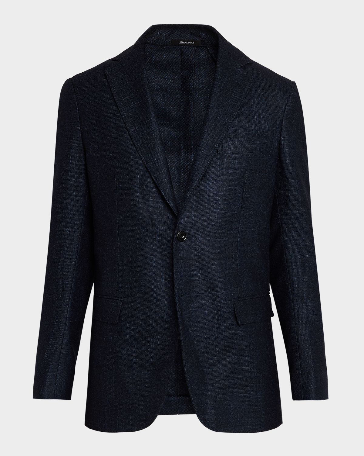 Sartorio Men 's Single-Breasted Textured Wool Blazer