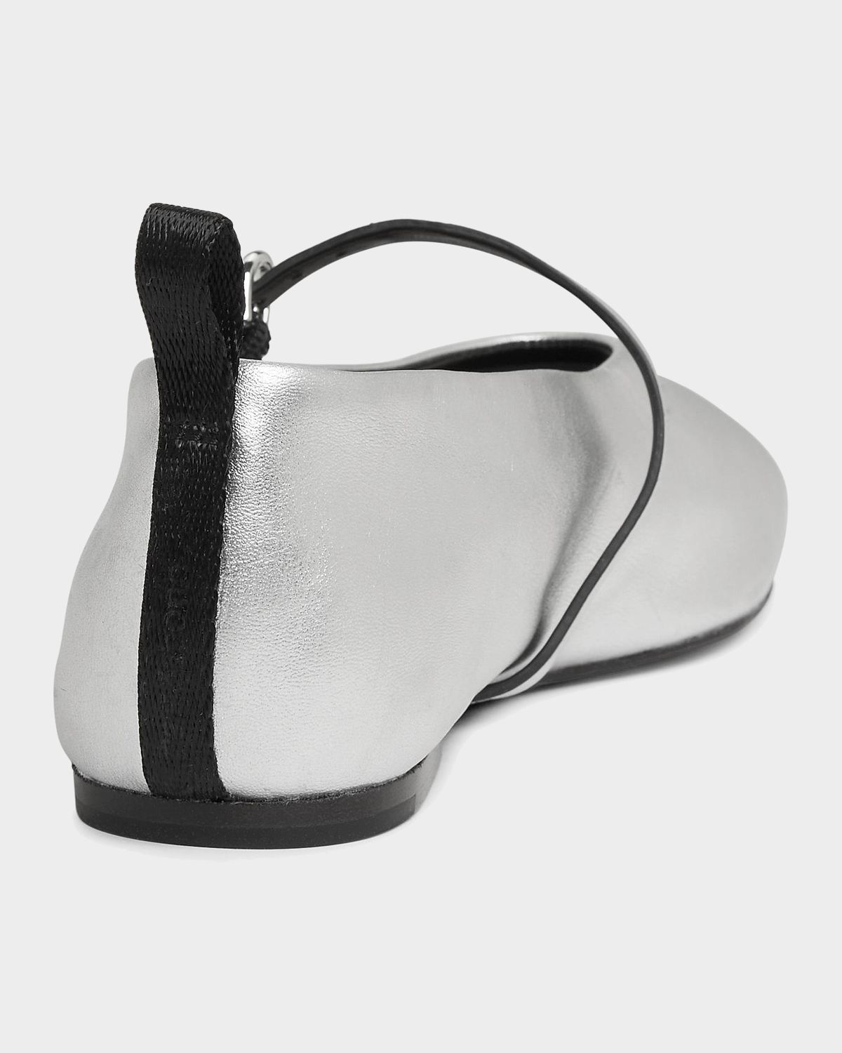 Rag & Bone Spire Metallic Leather Mary Jane Ballerina Flats