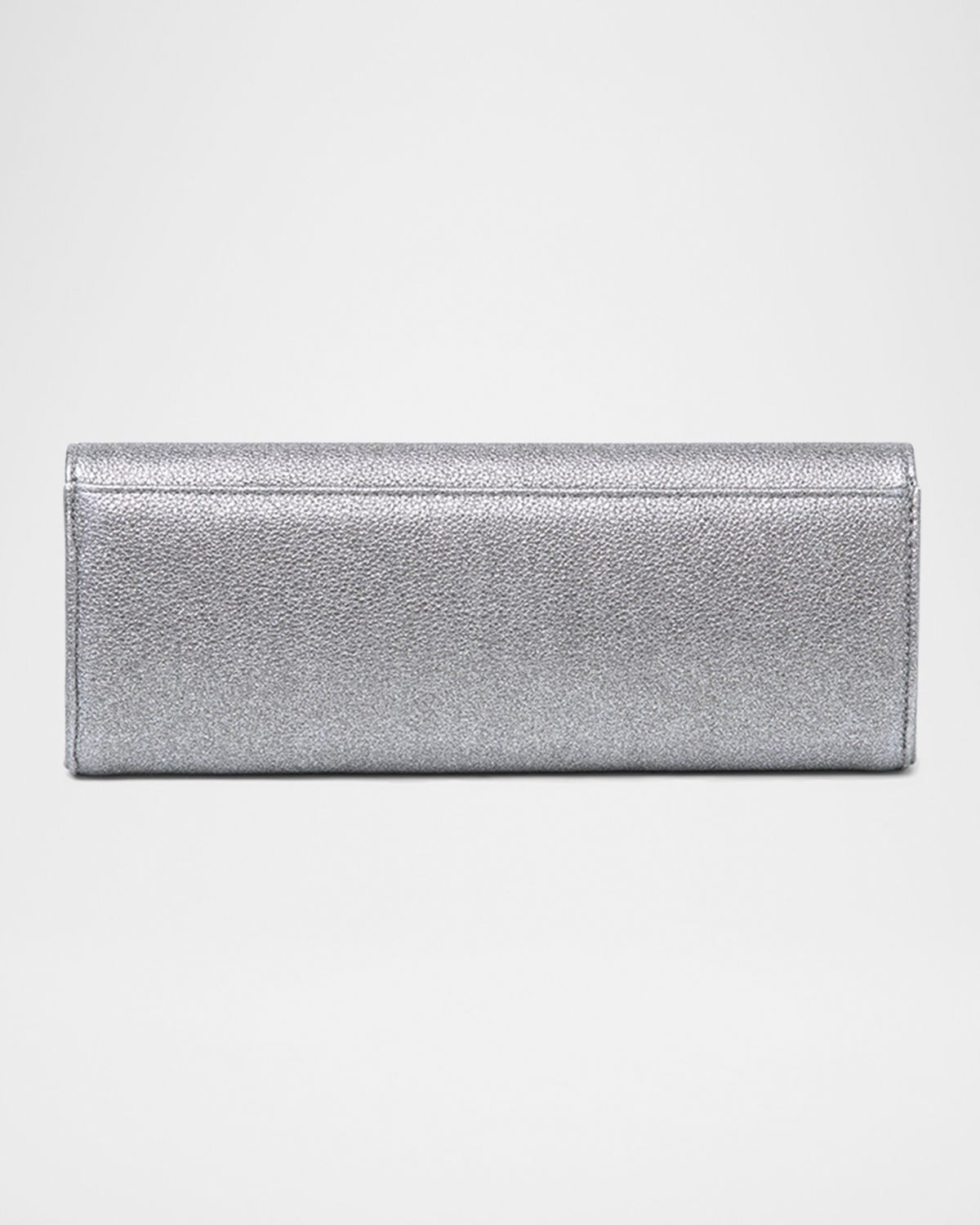 MICHELLE WILHITE Mini Robbie Metallic Flap Clutch Bag