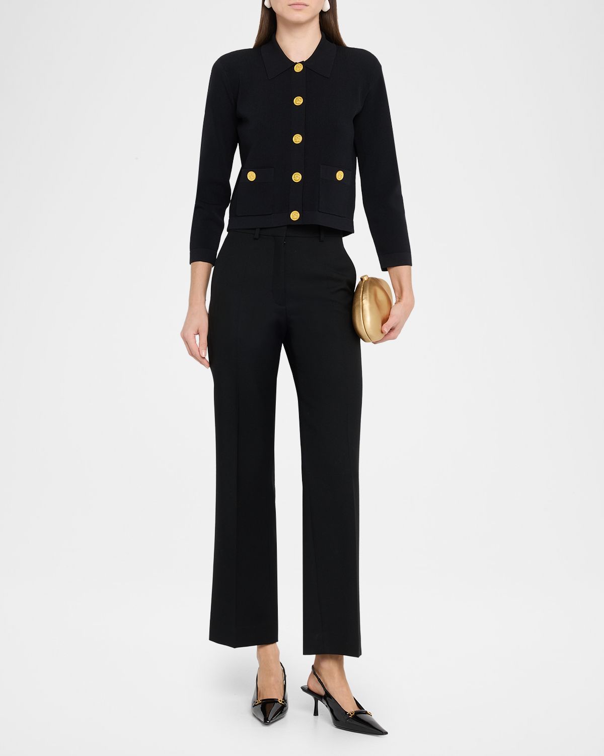 L 'Agence Osiris Collared Cardigan