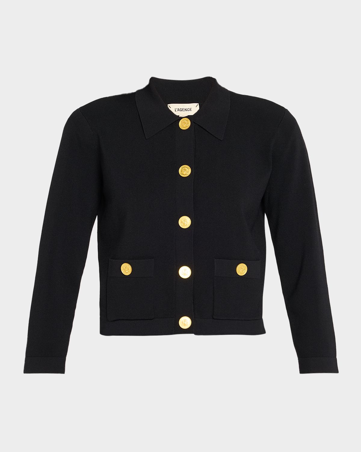 L 'Agence Osiris Collared Cardigan | Thumbnail 6 L 'Agence Osiris Collared Cardigan | Thumbnail 6