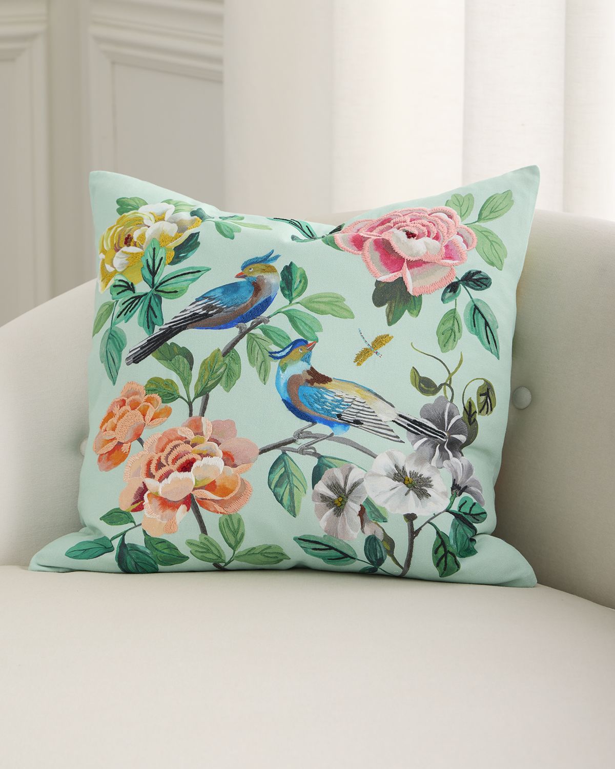 Designers Guild Miraflores Decorative Pillow, 20" Square | Thumbnail 6 Designers Guild Miraflores Decorative Pillow, 20" Square | Thumbnail 6