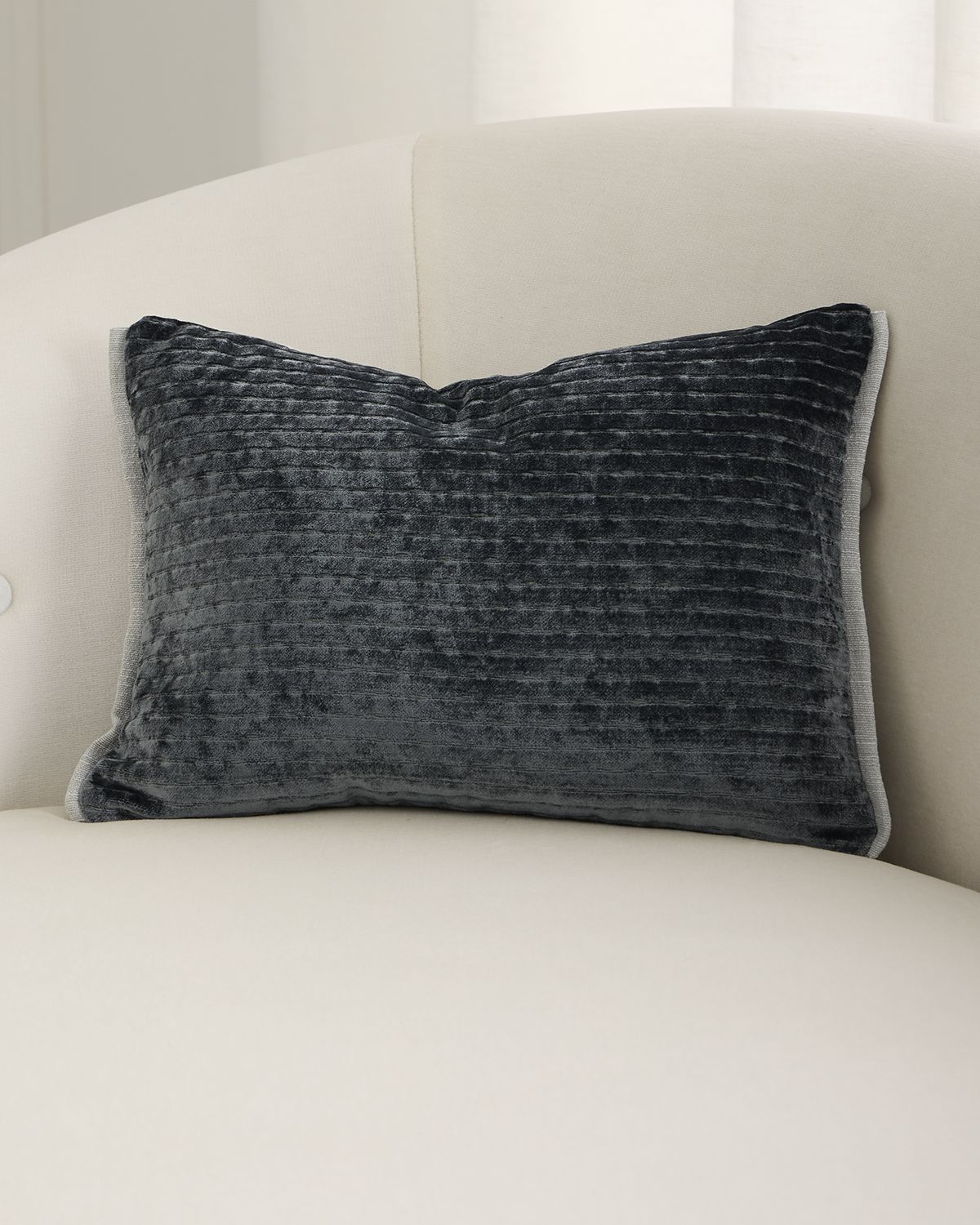 Designers Guild Mazarin Velvet Decorative Pillow | Thumbnail 4 Designers Guild Mazarin Velvet Decorative Pillow | Thumbnail 4