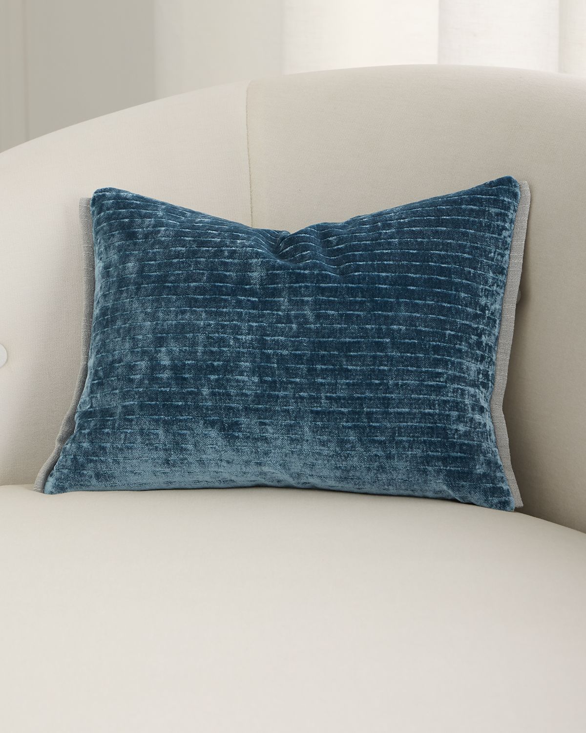Designers Guild Mazarin Velvet Decorative Pillow | Thumbnail 4 Designers Guild Mazarin Velvet Decorative Pillow | Thumbnail 4