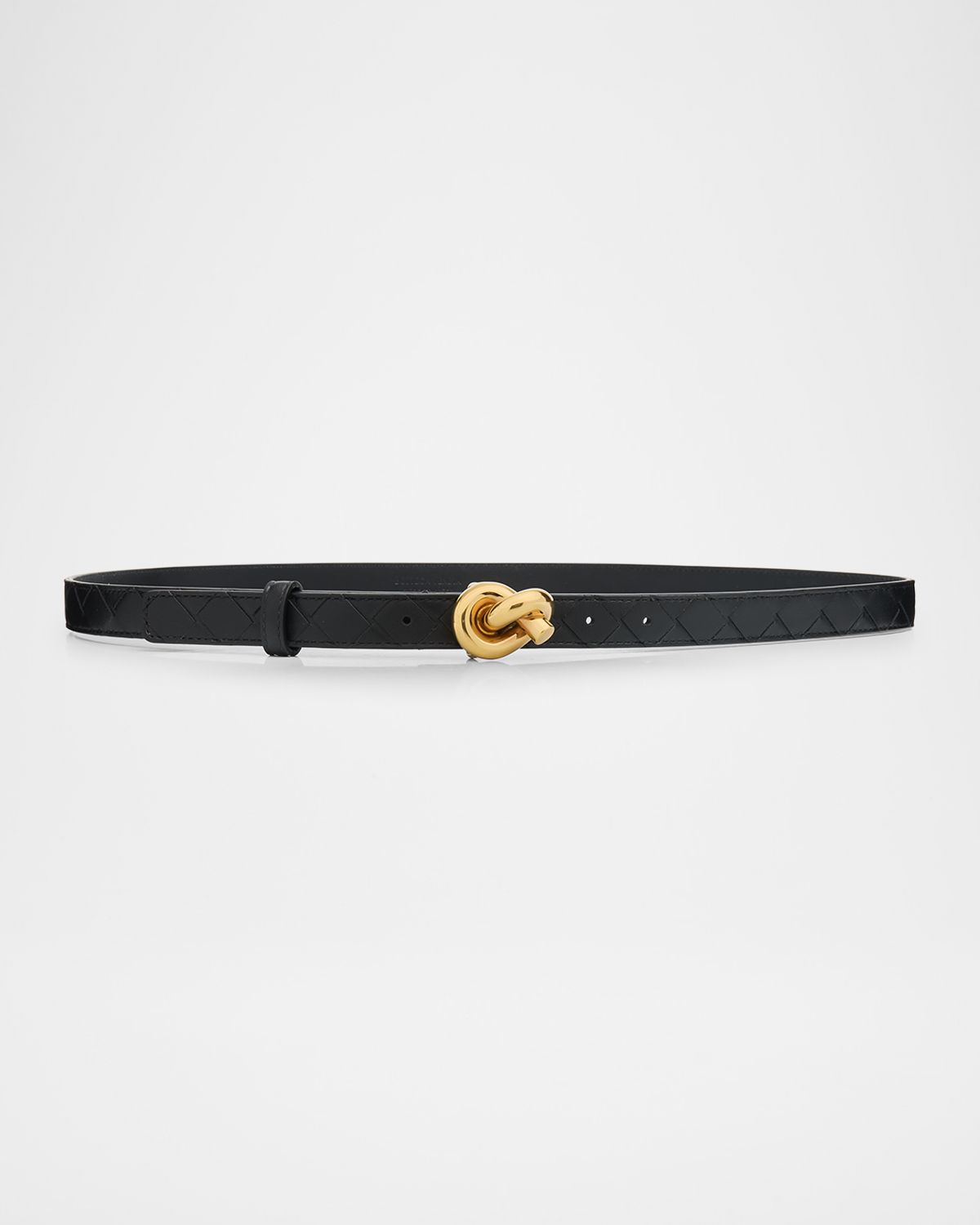Bottega Veneta Intrecciato Leather Knot Belt | Thumbnail 3