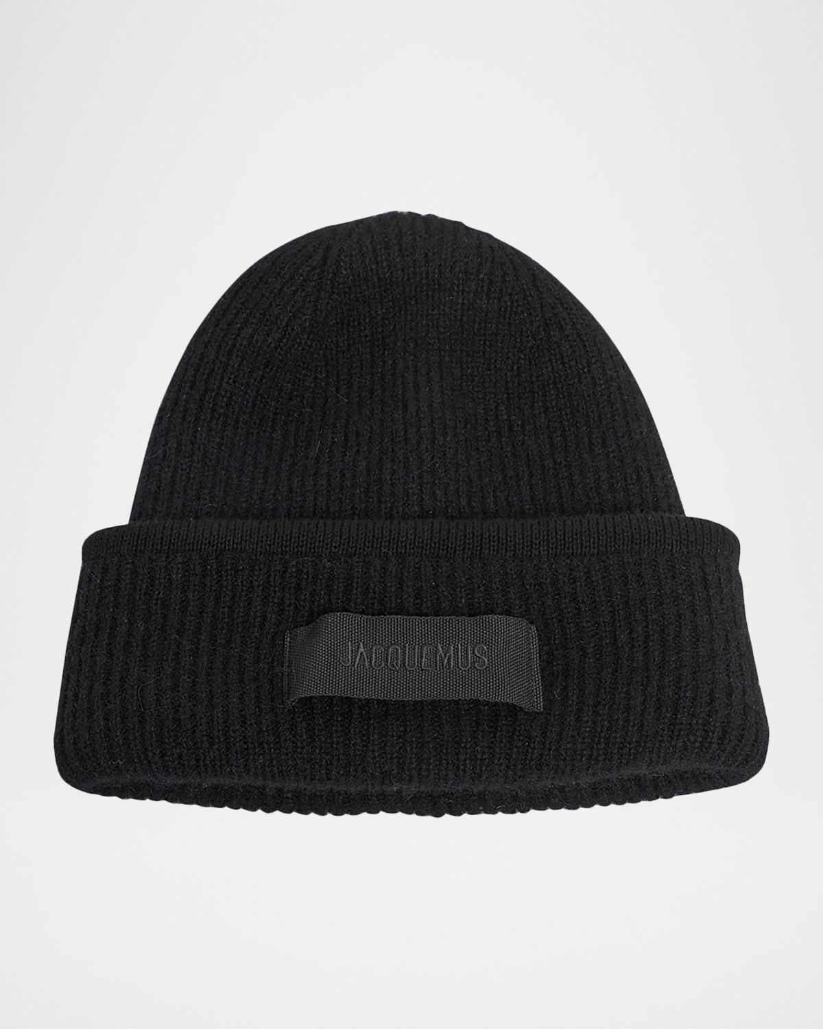 Jacquemus Men 's Le Bonnet Gros Grain Beanie | Thumbnail 3 Jacquemus Men 's Le Bonnet Gros Grain Beanie | Thumbnail 3