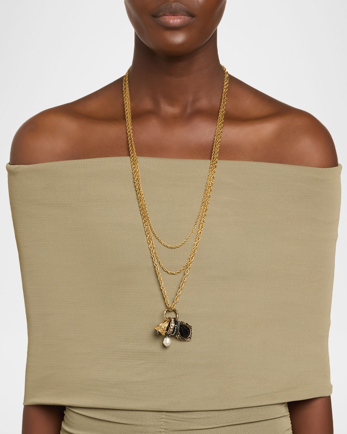 Chloe The Antique Faux Pearl Necklace