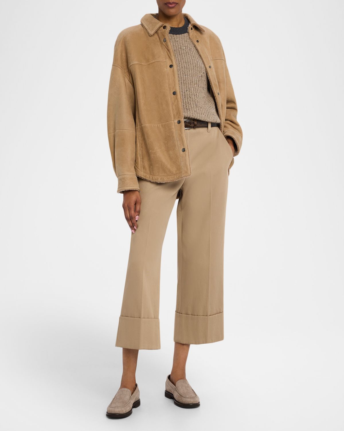 Brunello Cucinelli Sleeveless Sequined Wool-Cashmere Sweater