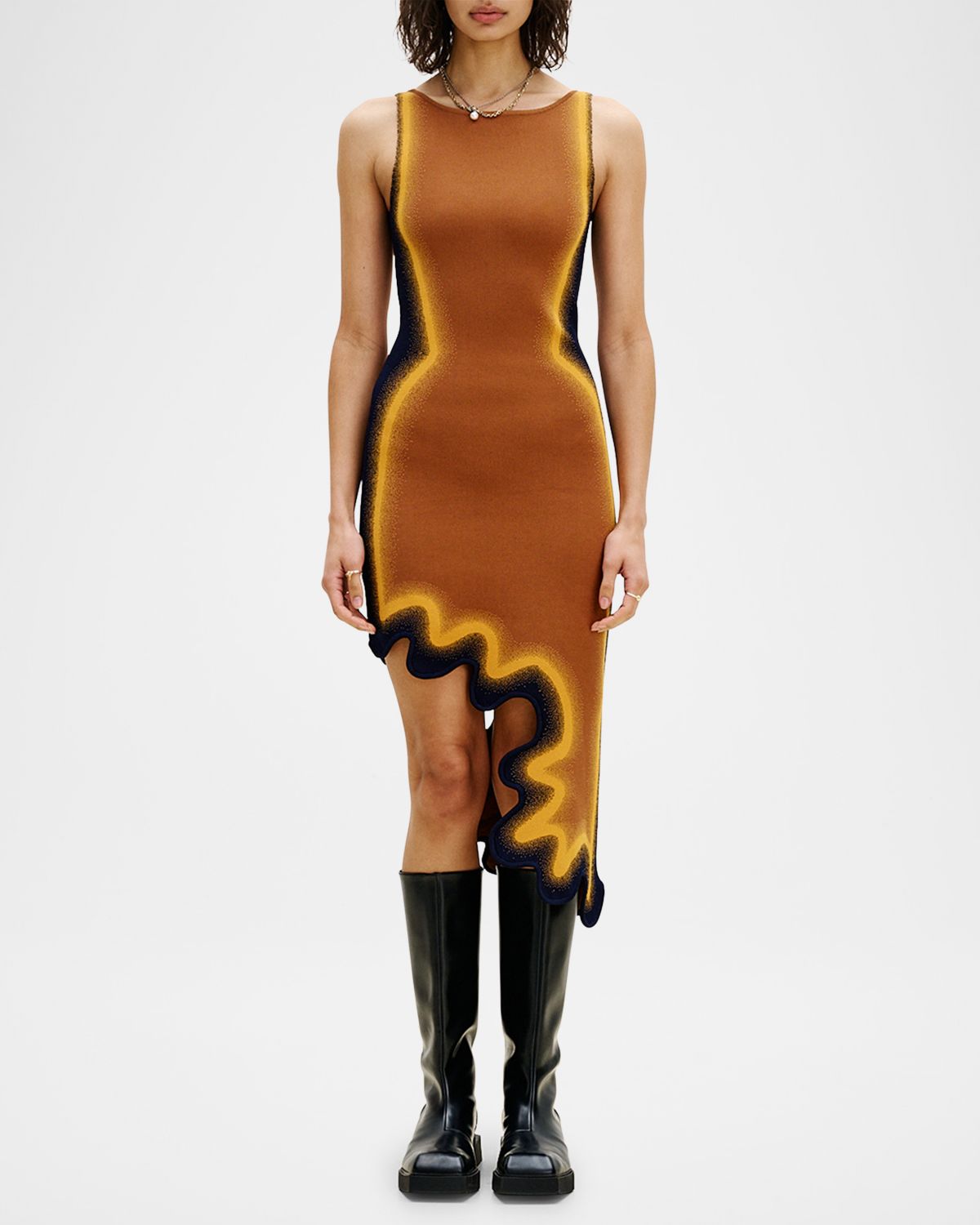 PH5 Aster Reversible Asymmetric Wavy Dress