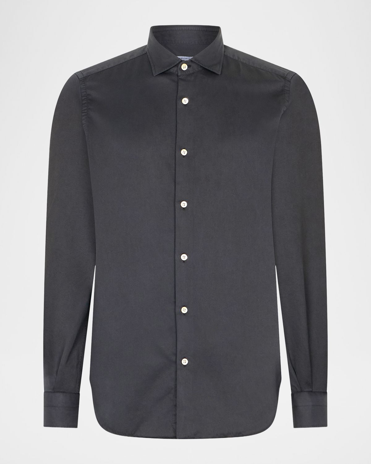 Boglioli Men 's Cotton and Lyocell Slim-Fit Sport Shirt