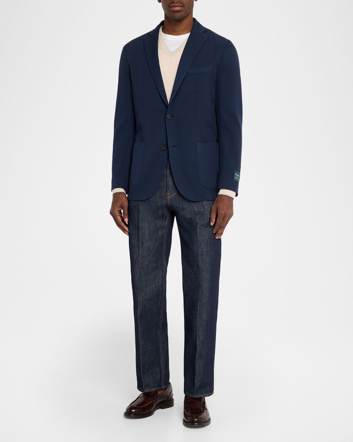 Boglioli Men 's Wool Two-Button Jacket