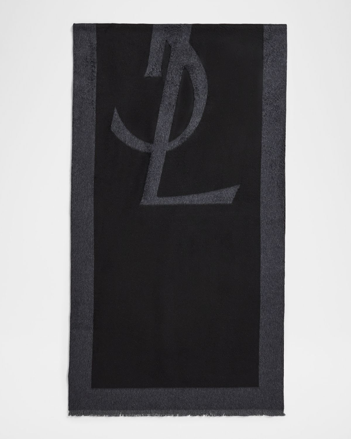 Saint Laurent YSL Large Silk Scarf | Thumbnail 5