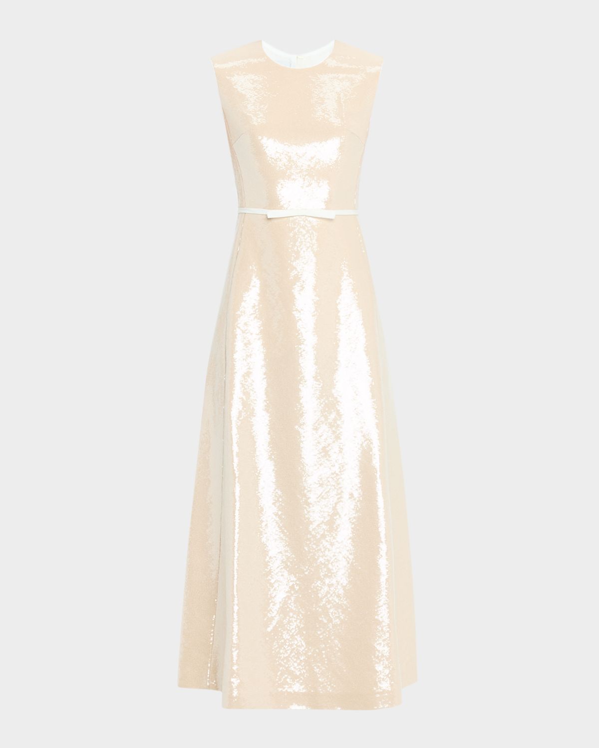 Giambattista Valli Sequined Sleeveless Ankle Dress
