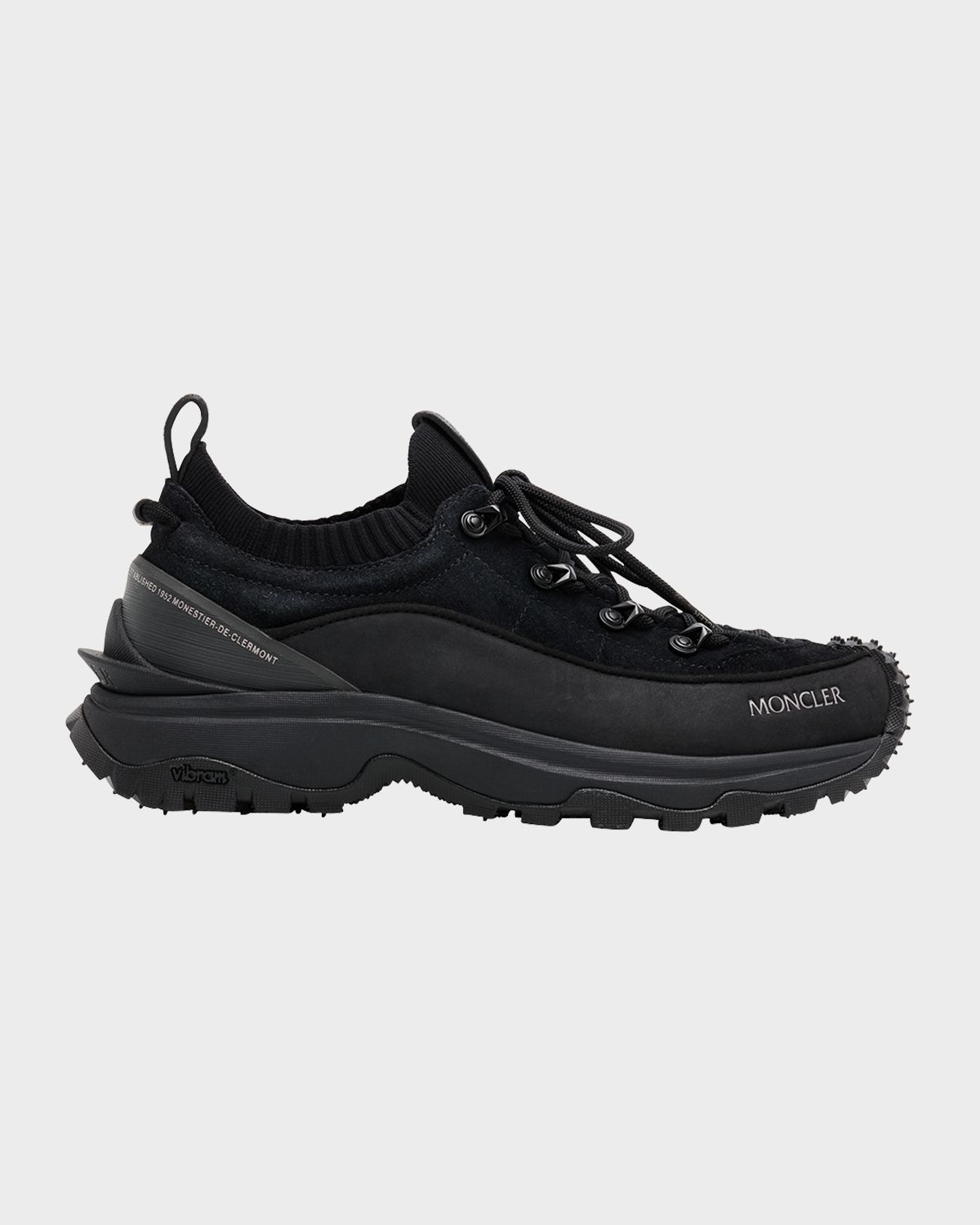 Moncler Trailgrip Lite 3 Nubuck and Suede Sneakers