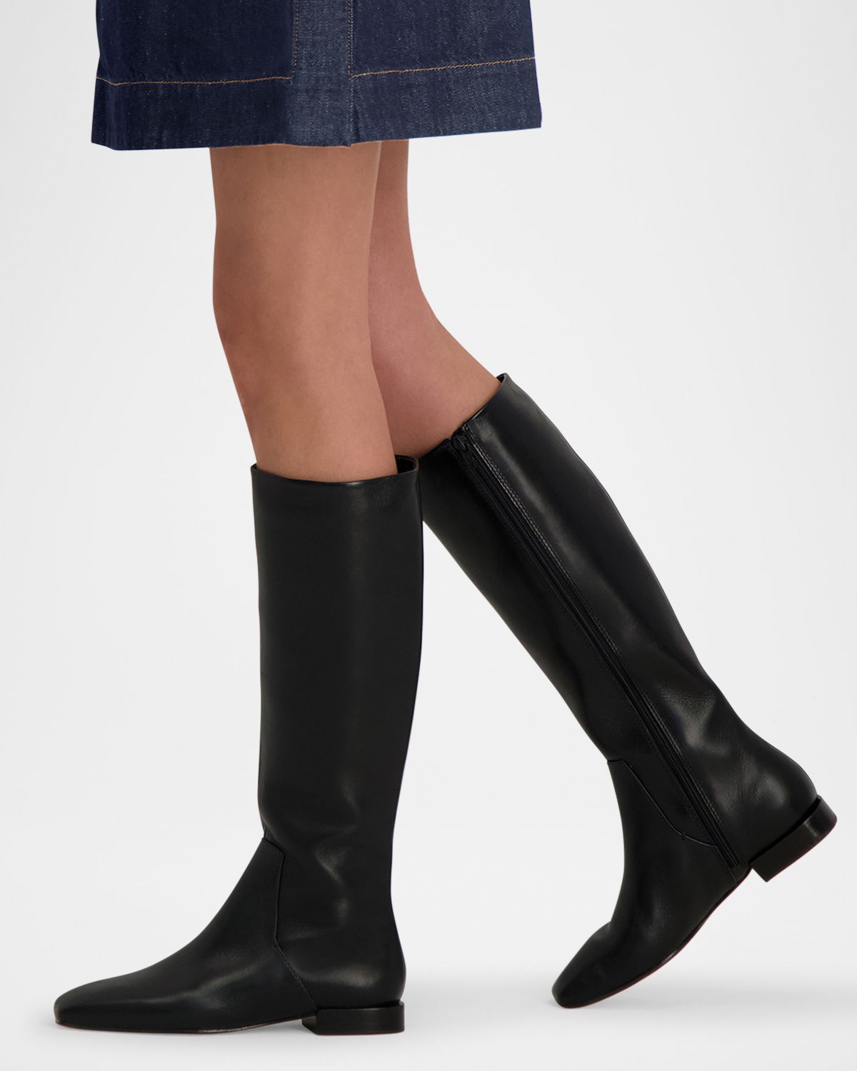 Bernardo Barnes Leather Riding Boots