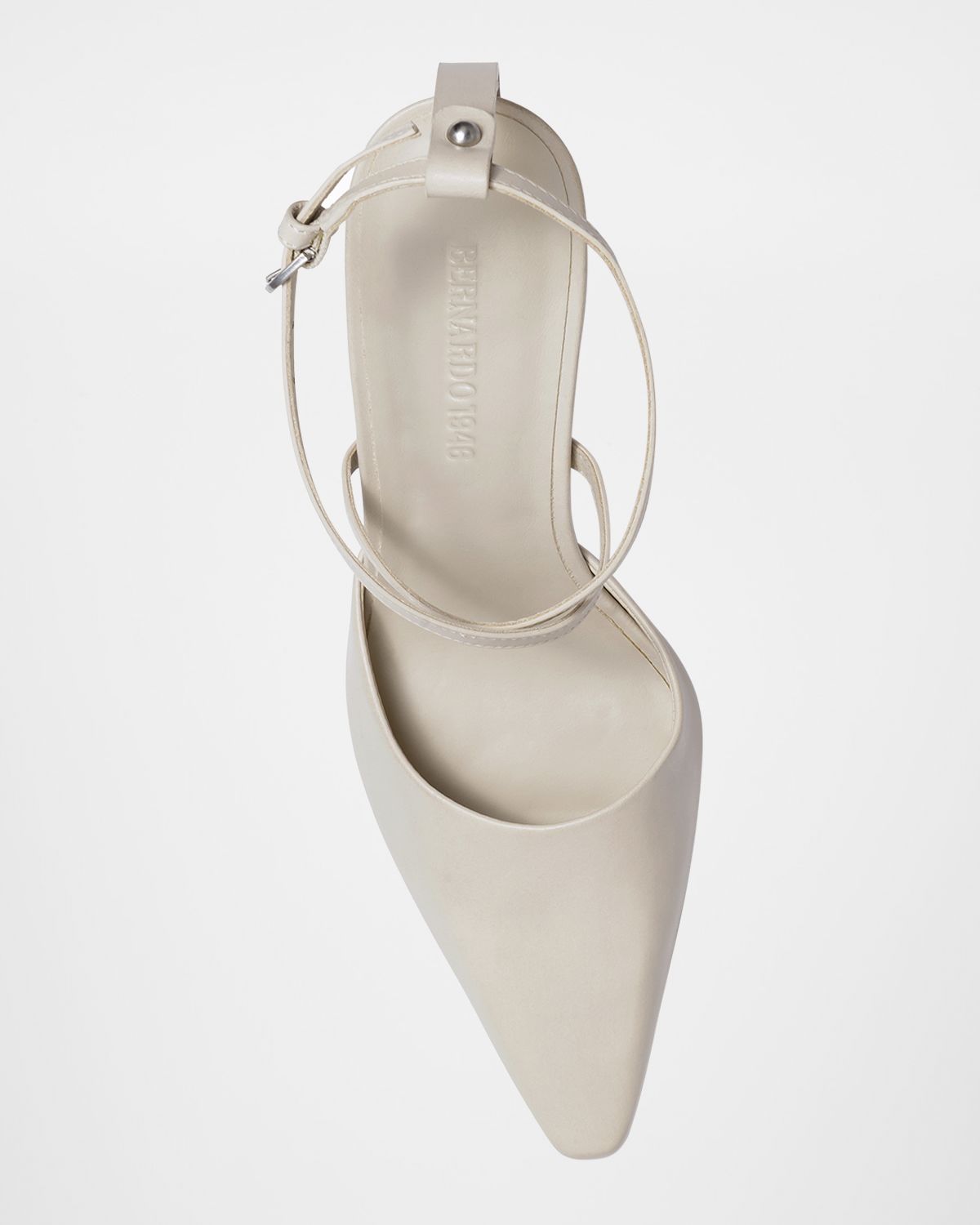 Bernardo Yazmin Leather Crossover-Strap Pumps | Thumbnail 3