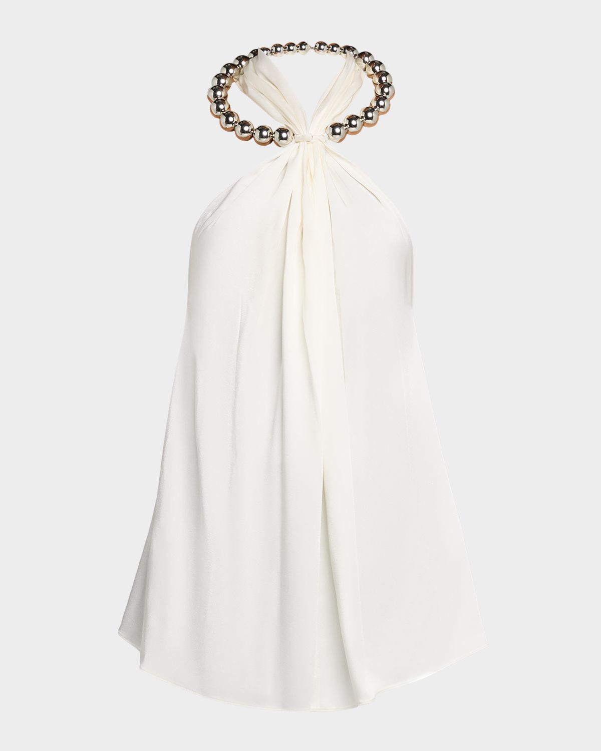 Stella McCartney Sphere Embellished Halter Top