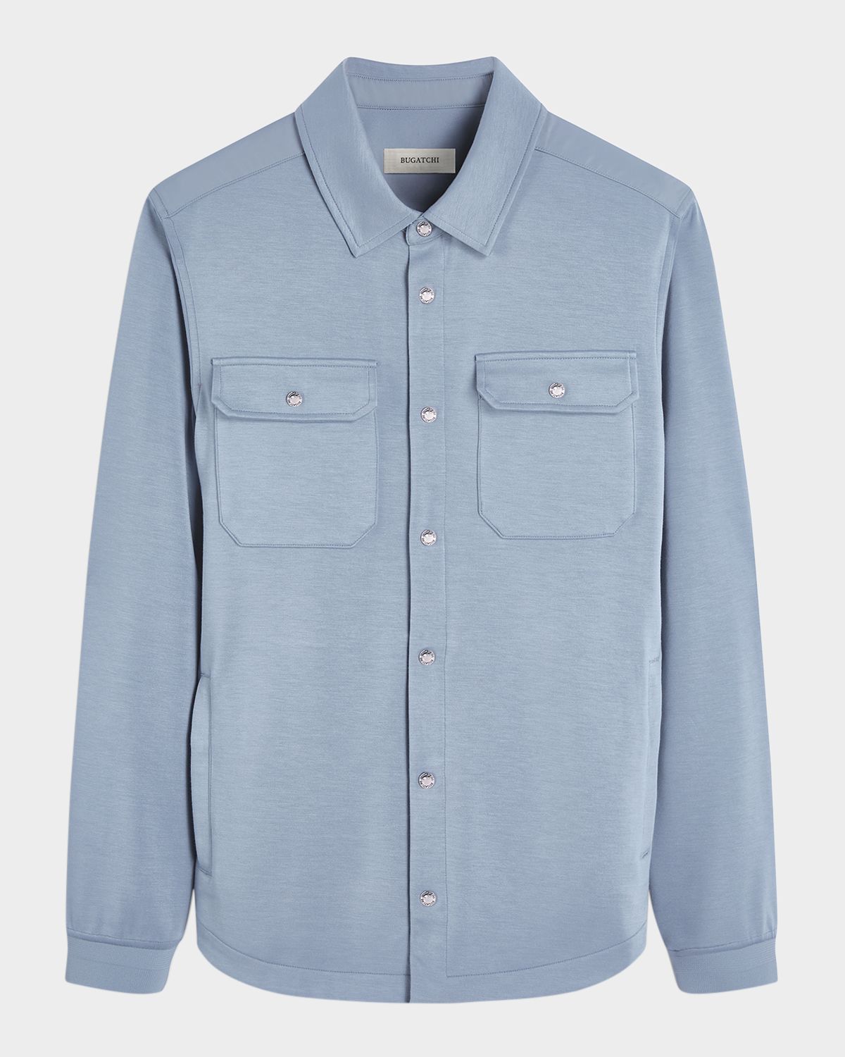 Bugatchi Men 's Soft Knit Shirt Jacket