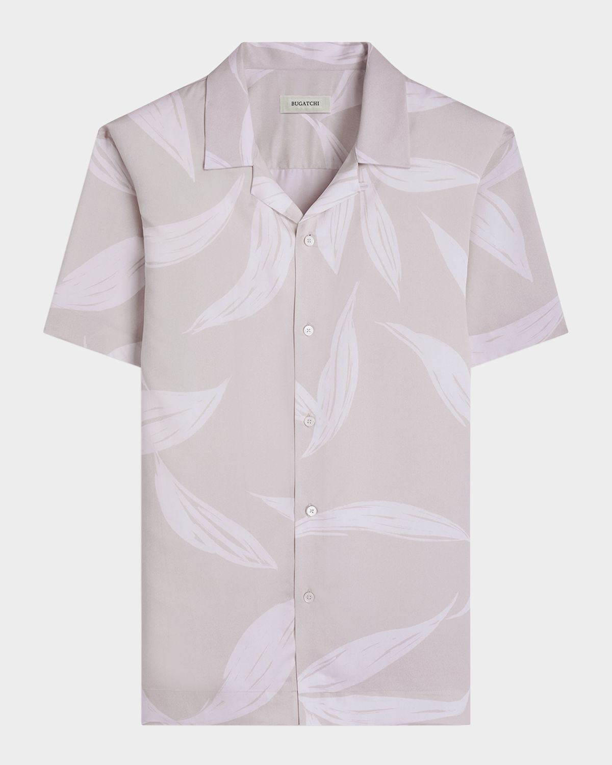 Bugatchi Men 's Jackson Foliage Camp Shirt