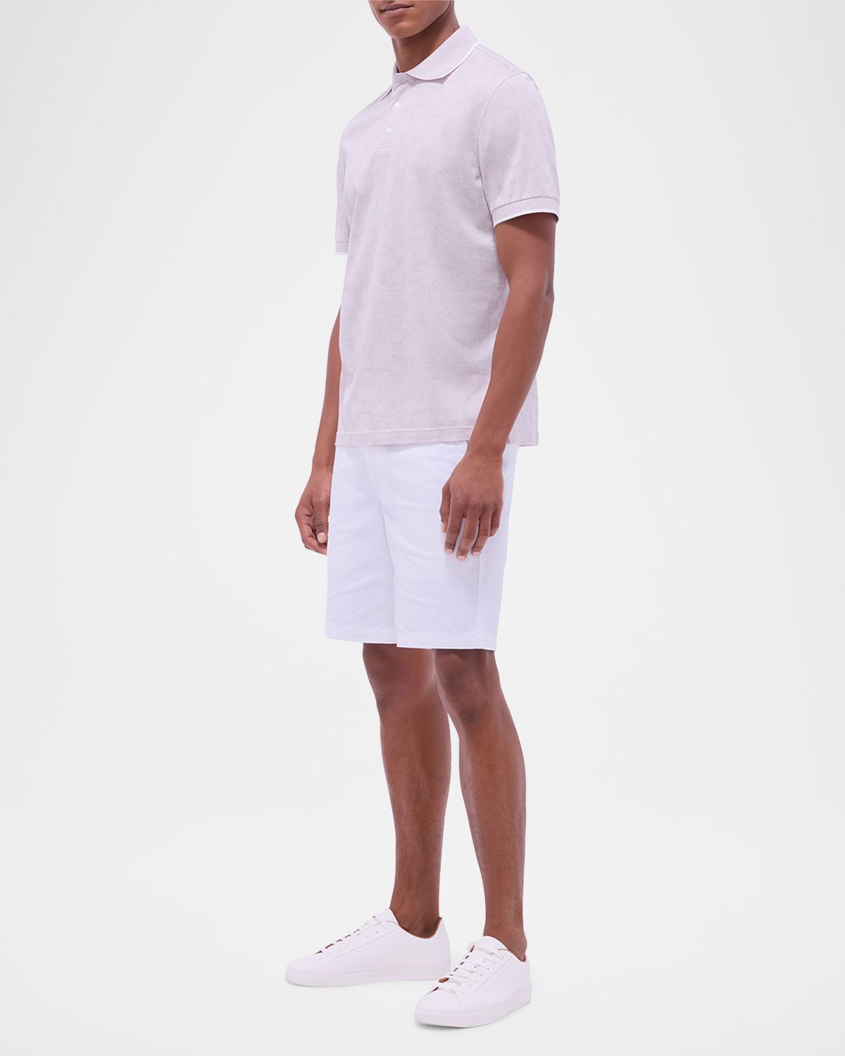 Bugatchi Men 's Tipped Palm Polo Shirt