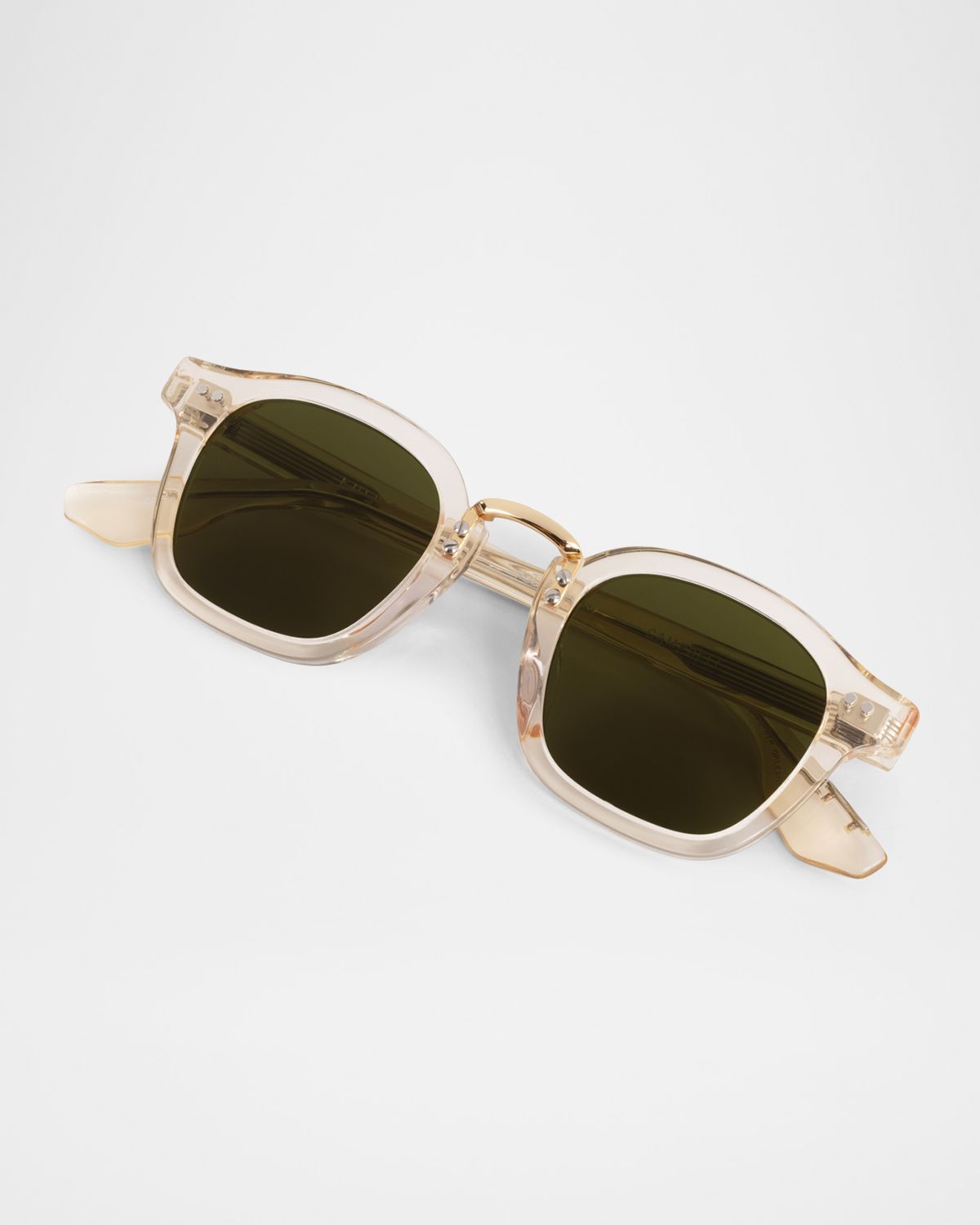 KREWE Campbell Acetate & Stainless Steel Round Sunglasses