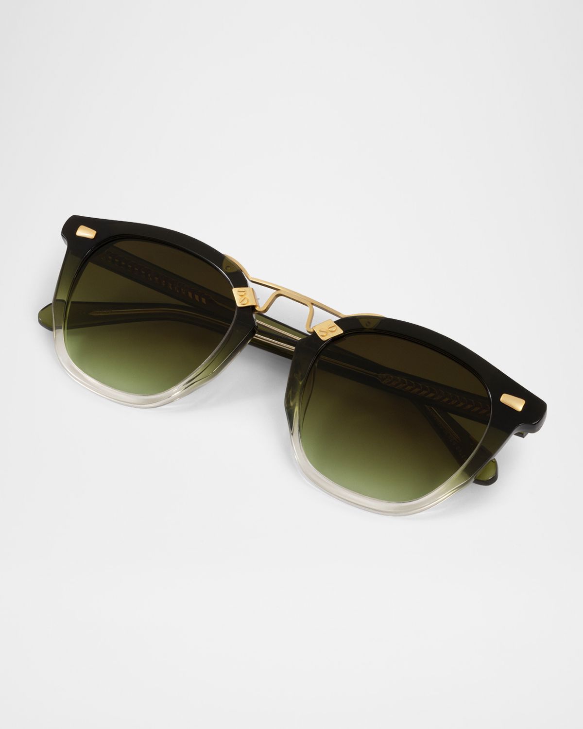 KREWE Beau II Acetate & Stainless Steel Round Sunglasses