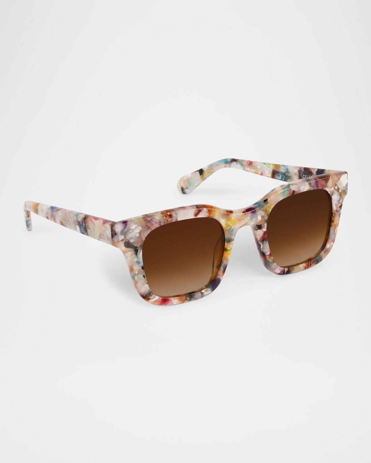 KREWE Celeste Acetate Square Sunglasses