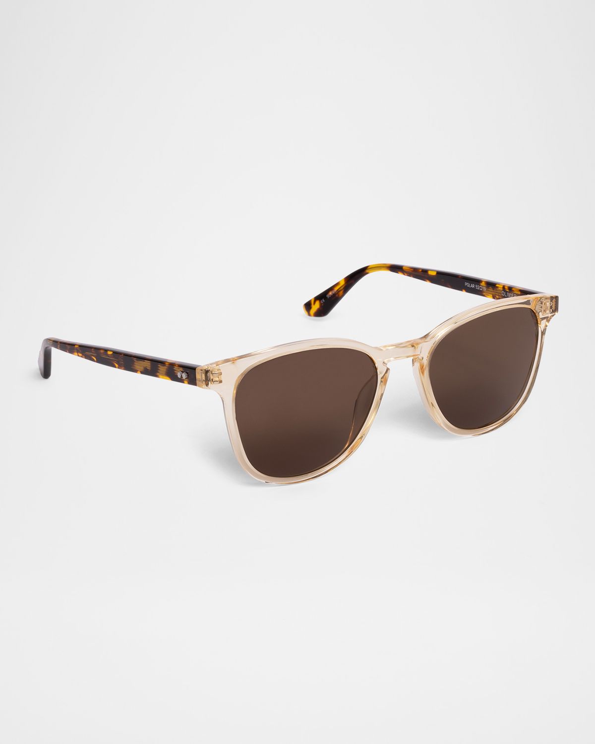 KREWE Olivier Acetate Round Sunglasses
